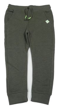 Khaki melírované tepláky F&F