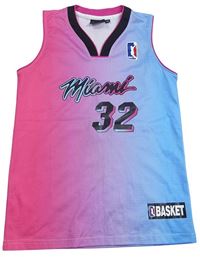 Modro-růžové sportovní tílko s potiskem  NBA