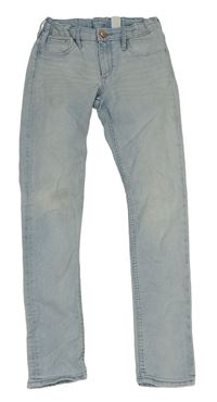 Světlemodré skinny fit rifle H&M