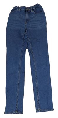 Modré skinny fit rifle H&M