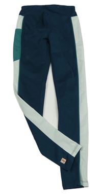 Petrolejovo-mátové sportovní legíny