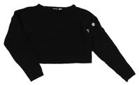 Černý crop svetr Pepperts