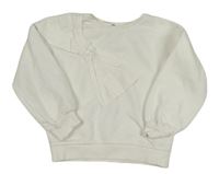 Bílá mikina s mašlí Matalan