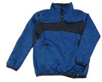 Modro-černá sportovní mikina