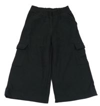 Černé široké culottes tepláky Y.F.K.