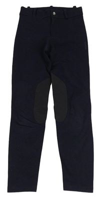 Tmavomodré jezdecké kalhoty Fouganza