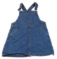 Modré riflové laclové šaty Next