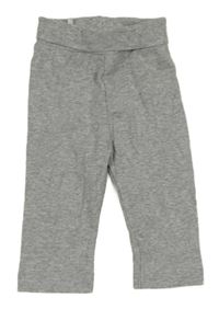 Šedé melírované lehké tepláky H&M