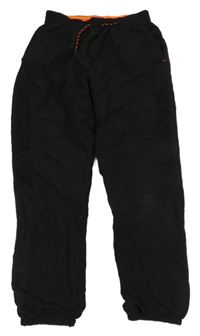 Černé šusťákové kalhoty Rebel