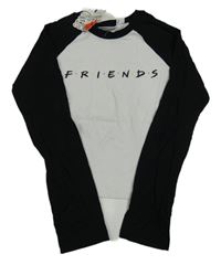 Nové - bílo-černé triko s nápisem Primark