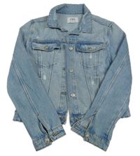 Světlemodrá riflová bunda Zara