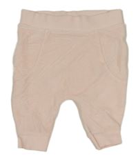 Světlerůžové žebrované sametové tepláky River Island