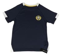 Nové - tmavomodré sportovní tričko dunnes