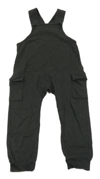 Tmavošedé laclové tepláky s kapsami H&M