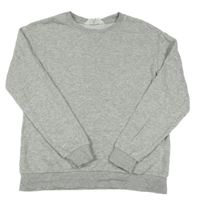 Šedá melírovaná mikina H&M