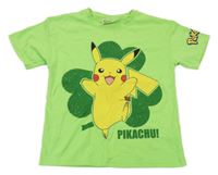 Zelené tričko s Pikachu Primark