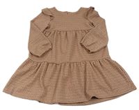 Béžovo-starorůžové vzorované šaty Primark