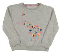 Šedá mikina s lvíčkem zn. M&S