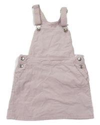 Lila manšestrové laclové šaty H&M