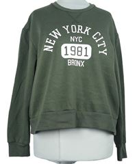 Dámská khaki mikina s nápisem Primark 