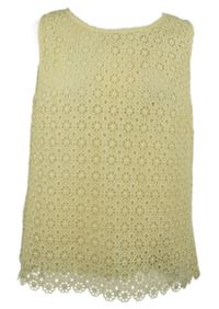 Dámská žlutá krajková halenka Laura Ashley