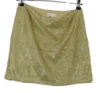 Dámská zlatá třpytivá sukně Emory Park 