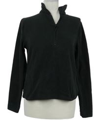 Dámská černá fleecová crop mikina Primark 