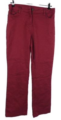 Dámské malinové rifle Cotton 