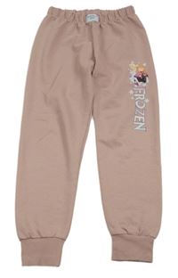 Světlerůžové lehké tepláky s Frozen