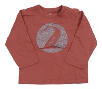 Vínové triko s číslem Topomini