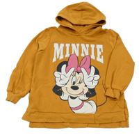 Medová mikina s Minnie a kapucí H&M