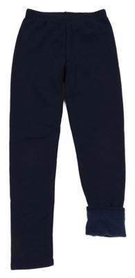 Tmavomodré teplákové legíny 