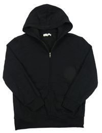 Černá propínací mikina s kapucí C&A