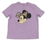 Fialové tričko s Minnie H&M