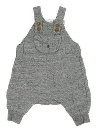 Šedé melírované laclové tepláky s čumákem H&M