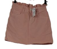 Nové - Dámská světlerůžová riflová sukně s volánky Miss Selfridge