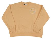 Meruňková mikina s nápisem Zara