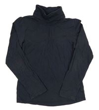 Tmavomodrý rolák s nařasením Vertbaudet