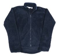 Tmavomodrá chlupatá funkční propínací mikina Regatta