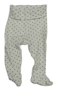 Bílé bavlněné polodupky s hvězdami H&M