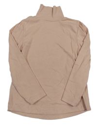 Světlerůžové triko s rolákem Zara 