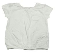 Bílé tričko s kapsou Next 