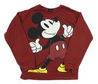 Červená mikina s Mickeym Primark