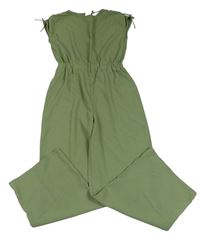 Khaki kalhotový overal H&M