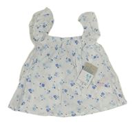 Bílá halenka s kytičkami Primark