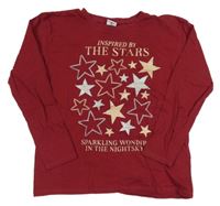 Červené triko s hvězdičkami Page one young