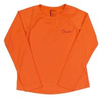 Neonově oranžové sportovní funkční triko Dare2B