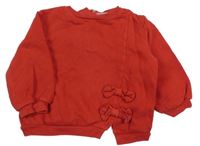 Červená mikina s mašličkami Next