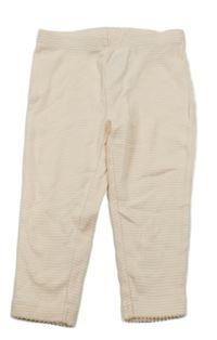 Světlerůžovo-bílé pruhované tepláky Carter´s 