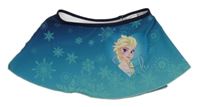 Modro-zelená plavková sukně s Elsou Disney